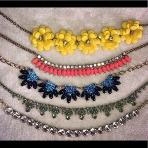J. Crew statement necklaces